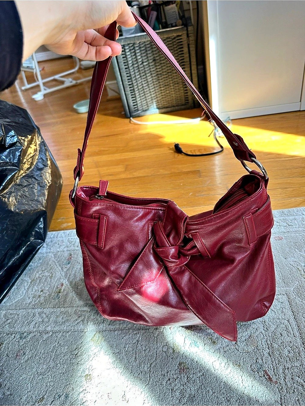 Burgundy Shoulder Bag